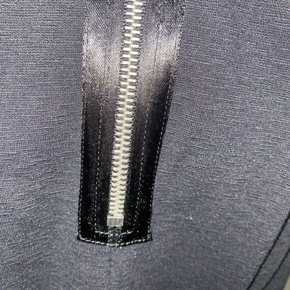 DVF DIANE VON FURSTENBERG WOMEN'S 2 BLACK Sleeveless DRESS Back Zip Pockets - Picture 8 of 11